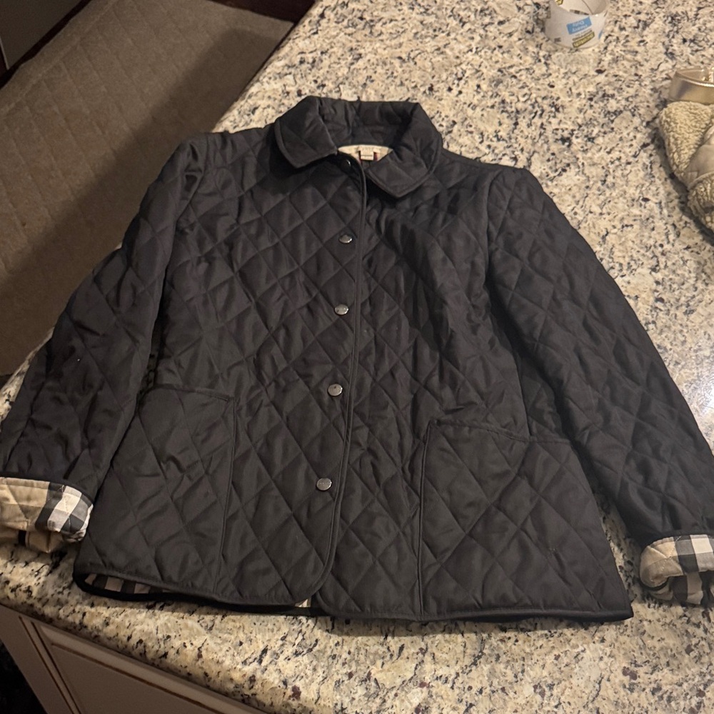 Burberry Black Quilted Jacket